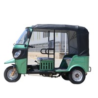 Tricycle à moteur électrique version africaine, auto-rickshaw à trois roues, transport ouvert pour 4 passagers, puissance 251-350W, tension 36V