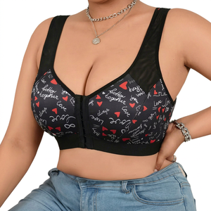 Precio al por mayor: Top de yoga para mujer, sencillo, personalizado, ligero, de alto soporte, espalda cruzada, transpirable, elástico en cuatro direcciones, para el Día de San Valentín - Product Image 1