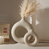 TONFO-Vase en céramique haut de gamme de style wabi-sabi pour décoration de la maison, artisanat créatif