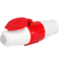 Prise industrielle HFE HF-013 16A/32A, connecteur de prise d'aviation 3 broches 4 conducteurs 5 trous 3 phases 380V IP44 non antidéflagrant