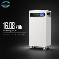 Batterie de stockage d'énergie au lithium HFL-314 51,2 V 314 Ah 16 kWh certifiée CE UN38.3 avec surveillance Bluetooth et écran LCD