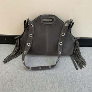 Women's Luxury Cowhide Leather Tassel <b>Adjustable</b> Strap Handbags Large Capacity Bohemian <b>Square</b> Handle Crossbody Shoulder Bag - Product Image 5