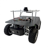 Plateforme de châssis robotique ROS 4x4 OEM avec caméra de profondeur LiDAR 360°, IMU 9 axes, 24V 10Ah, kit de développement UGV pour navigation autonome