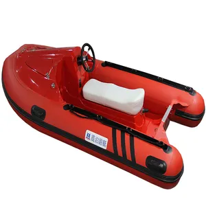 Factory Direct Sale PVC hypalon Popular inflatable jet speed fiberglass boat