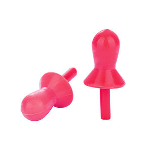 Tapones para los oídos de silicona de color naranja con reducción de ruido de 28dB, función de seguridad - Product Image 5