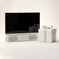 Televisor LCD Full HD de 24 pulgadas portátil blanco |   Televisor Inteligente con Batería de 10000mAh |   Monitor LED Inalámbrico Pequeño con Altavoz Integrado para