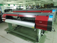 Impresora Digital de 3.2m con Cabezal de Impresión Konica 512i 1024i, Impresoras de Gran Formato con Tinta Eco Solvente para Pancartas Flexibles de Exterior en Venta