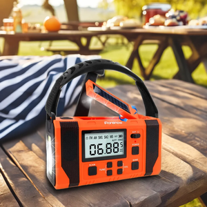 Oemポータブル10000Mah緊急無線ソーラーハンドクランクNoodradio災害地震サバイバルキットソーラー懐中電灯付き - Product Image 5