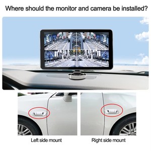 Monitor DVR para Auto de 6 Pulgadas con Vista Lateral y Detección de Punto Ciego, Pantalla Táctil de 4 Canales, Cámara de Visión Lateral Izquierda y Derecha, Lente Dual AHD 720P - Product Image 6