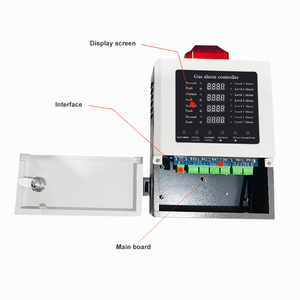 جهاز تحليل الغازات القابلة للاحتراق والسامة RTTPP <span class=keywords><strong>DR</strong></span> ZJ200 بـ 1-4 قنوات للتحكم في الغازات مثل الهيدروجين والغاز البترولي المسال وH2S وPH3 مع مخرج RS485 وهيكل معدني - Product Image 3