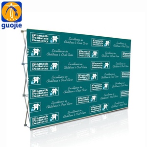 Promoción Banner de fondo portátil Cabina emergente de tela personalizada con soporte para tiendas de escenario Sponser - Product Image 1