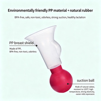 Tire-lait manuel en silicone souple, collecteur de lait maternel anti-fuite et confortable avec embout de massage remplaçable