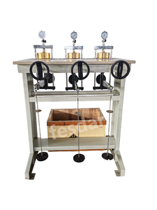 Laboratório geotécnico pressão média triplo Consolidometer aparelho para testes mecânicos do solo - Product Image 3