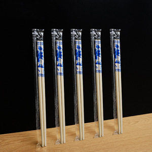<span class=keywords><strong>Palillos</strong></span> Desechables <span class=keywords><strong>de</strong></span> Bambú con Diseño <span class=keywords><strong>de</strong></span> <span class=keywords><strong>Porcelana</strong></span> Azul y Blanca, Estilo Chino, Empaque Individual, Higiénicos, Venta al Por Mayor - Product Image 1