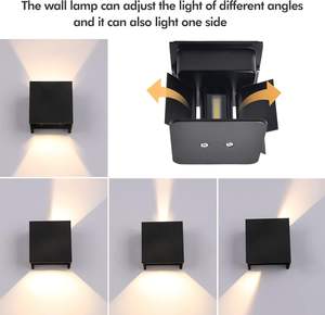 Vente en gros de lampes murales sans fil à commande à distance, rechargeables par USB, LED RGB, à intensité variable, pour intérieur - Product Image 3