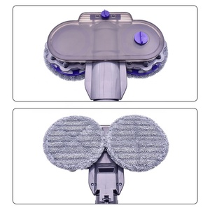 Accessoires <span class=keywords><strong>Serpillière</strong></span> électrique à double tête ronde <span class=keywords><strong>pour</strong></span> aspirateur Dysons V7 V8 V10 V11 - Product Image 4