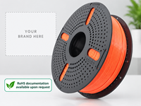 Filament PETG haute résistance translucide rose 1,75 mm 1 kg Yiqiu3D pour imprimante 3D, idéal pour les pièces fonctionnelles sur Bambu Lab Creality