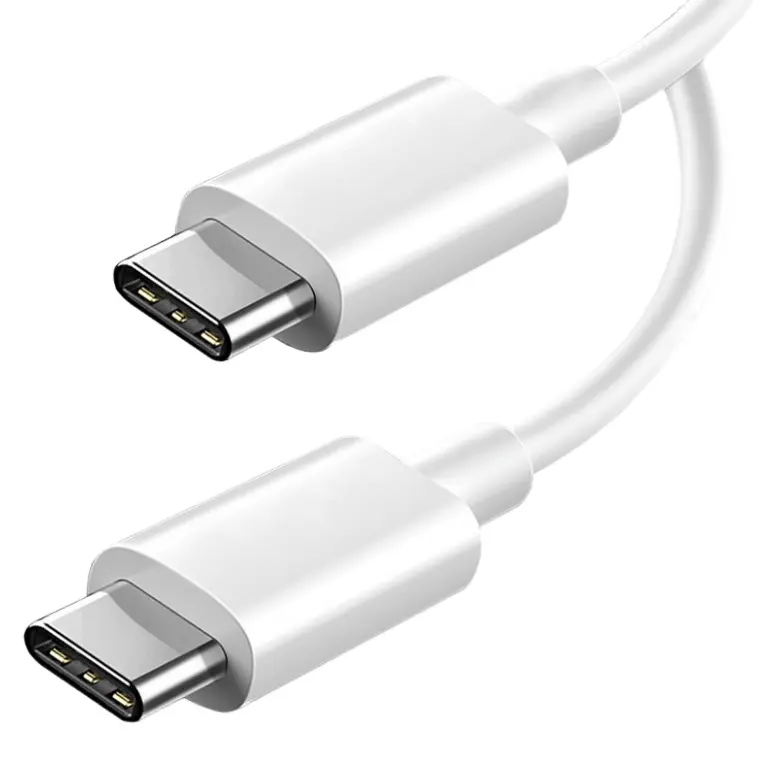 Wholesale White 1m 1.5m 2m 3A 60W PD Fast Charging 100W 5A USB c cable to USB C mobile phone extension type c charger cable