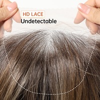 Perruque grande taille 13x6 avec raie latérale élégante et naturelle, style bob pour tous les jours, en stock, marron/blond