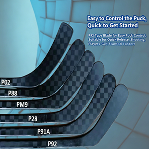 POROS Palo de Hockey Personalizado de Fibra de Carbono 100%, Profesional para Competiciones de Hockey sobre Hielo y Patinaje en Línea - Product Image 2