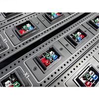 PDU de rack triphasé métallique 12 voies 380V-415V 125A avec protection par disjoncteur pour armoire électrique, fabriqué en Chine