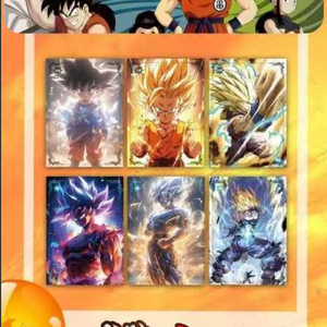 Nouvel ensemble de cartes à collectionner Junyi <span class=keywords><strong>Ball</strong></span> <span class=keywords><strong>Z</strong></span> Polaroids, plusieurs cartes Super Saiyan, jeux de cartes à échanger, jouets pour enfants - Product Image 6