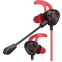 Écouteurs de jeu filaires TONGYI avec micro détachable LHDC IPX-4 étanche Moniteurs intra-auriculaires (IEM) pour PS5 Xbox PC Téléphone
