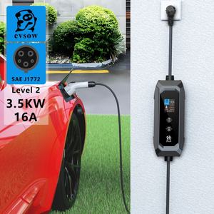 EVSOW 16A Evse Cargador Portátil Rápido NACS para Tesla, Estación de Carga para Automóviles - Product Image 2