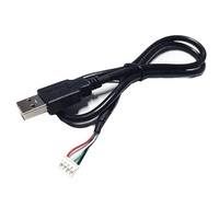 Câble USB 2.0 personnalisé mâle/femelle vers JST GH PH SH MX ZH XH, 4 broches/5 broches, connexion interne PCB pour appareils électroniques de données