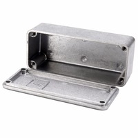Boîtier de Contrôle Métallique 1590A 92x38x31mm, Boîtier en Aluminium pour Pédales d'Effets de Guitare Électrique DIY