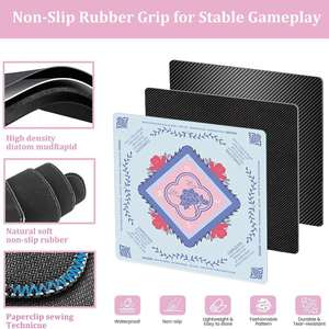 Tapis de jeu de mahjong FX Full English, nouveau modèle transfrontalier, pour 4 joueurs, usage intérieur, résistant à l'usure, imperméable, en caoutchouc naturel lisse et silencieux - Product Image 2