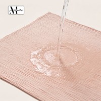 Couverture de bain en gaze de coton bulle 6 couches, écologique, en crêpe uni épais et sur mesure, 140 cm x 190 cm, qualité A, pour la famille et les bébés