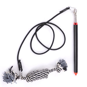 Giocattolo portatile in acciaio inossidabile per cani telescopico lunghezza regolabile 260-600mm leggero 0.1kg per uso esterno interno - Product Image 1