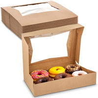 Fabrication en gros d'emballages personnalisés pour beignets, boîtes à biscuits, boîtes en kraft, emballages pour beignets