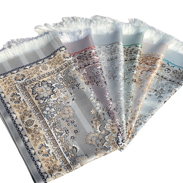 70*120 cm Muslim Prayer Rug Nikkah Ramadan Eid Worship Carpet Mat Women Man Islamic Prayer Mat