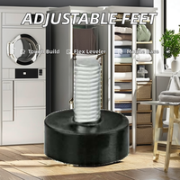 Pieds de nivellement de meubles en plastique au design moderne Machine de nivellement de nivellement réglable efficace pour le réglage des jambes Matériel magnifique