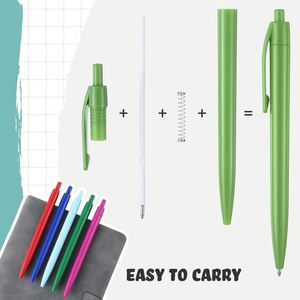 Oem/Odm Custom Printed <b>Retractable</b> Ballpoint School Supplies Plastic Ball Point Click Gel <b>Pen</b> for Advertising Gifts - Product Image 4