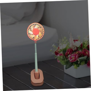 Hot Sale 360 Degree Rotation Office LED Night Light Mini <b>Portable</b> <b>Desk</b> Fan USB Charging Desktop Mini Clip Fan Electric Hand Fan - Product Image 2