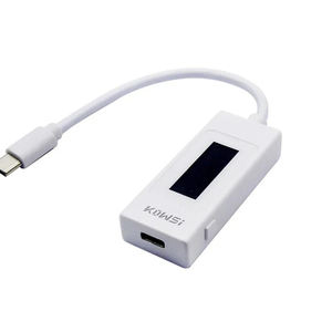 DC Typ-C Tester 4-30V Spannungsmesser KWS-065C Amperemeter Digitaler Monitor Abschaltleistungsanzeige Bankladegerät 2-Wege-Tester - Product Image 3