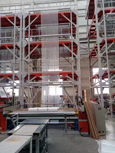 Máquina de película de plástico de una capa, de tres capas ABA, máquina de soplado de película de plástico, maquinaria de extrusión de película soplada para acolchado. - Product Image 3