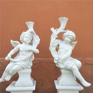 Statues d'anges en pierre antique, figurines en marbre, sculpture d'<span class=keywords><strong>ange</strong></span> pleurant <span class=keywords><strong>triste</strong></span> pour cimetière - Product Image 3