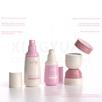 Kit de Voyage Minimaliste pour Soins de la Peau : Vaporisateur Hydratant, Pot à Crème Personnalisé, Bouteilles de Lotion Vides en Plastique, Cosmétiques