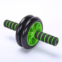 Vente en gros exercice ab roue rouleau Fitness tapis de genou abdominaux entraîneur de muscles double roues