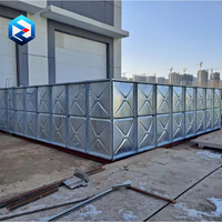 Réservoir de stockage d'eau souterrain pour incendie rectangulaire en panneau d'acier métallique pressé galvanisé à chaud modulaire Fabricant en Chine