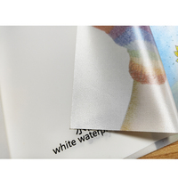 Colorant pigmenté aqueux 24 "36" Toile blanche imperméable Bannière extérieure Peinture décorative Impression jet d'encre Art Tissu satiné
