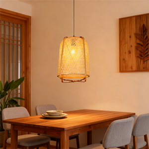 Retro Handicraft Weaving <strong>Bamboo</strong> <strong>Light</strong> Home Decorative Lighting Dining Chandelier Handmade Pendant Lamp <strong>Bamboo</strong> - Product Image 1