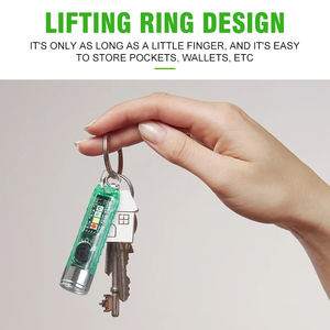 <span class=keywords><strong>Mini</strong></span> Lámpara LED de Camping Recargable, Linterna de Trabajo Multifuncional con Luz Potente, Carga USB, Llavero, Luz de Emergencia - Product Image 4