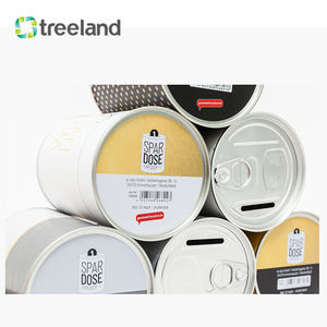 맞춤형 재활용 종이 돼지 저금통 개인화 된 실린더 독특한 디자인의 라벨 표면 처리 동전 은행과 냄비 절약 - Product Image 5