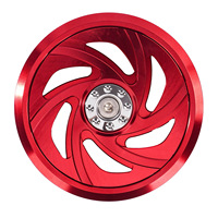 Cache-moteur de moto en alliage d'aluminium, accessoire de protection décoratif avec usinage par électroérosion à fil et CNC