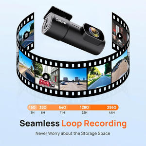 Carlover vòng lặp ghi âm không dây Wifi Dash Cam phía trước duy nhất 2K xe máy ảnh 24h chế độ đậu xe Dash máy ảnh cho xe ô tô - Product Image 6